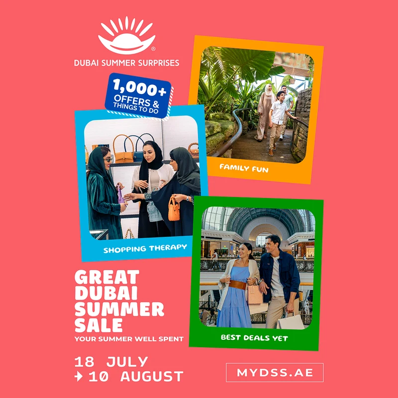 Great Dubai Summer Sale 2025, original campaign artwork
