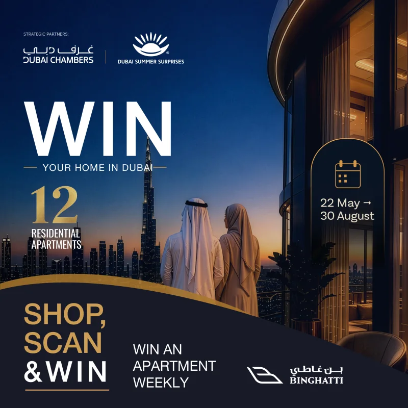 Win Your Home in Dubai, original campaign artwork